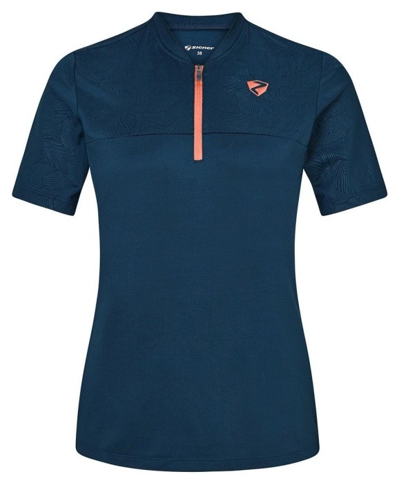 Футболка Ziener Nelody для жінок hale navy-signal peach