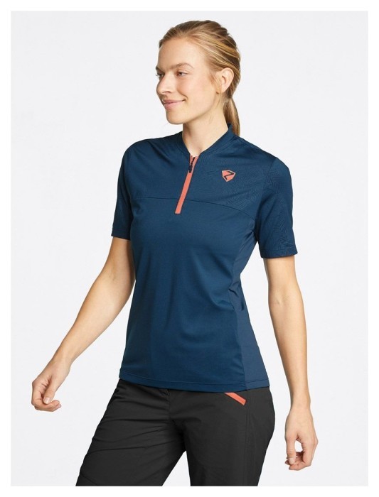 Футболка Ziener Nelody для жінок hale navy-signal peach