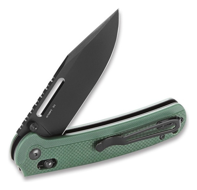 Чем складной Ganzo G768PT-GB сине-зеленый, черный клинок