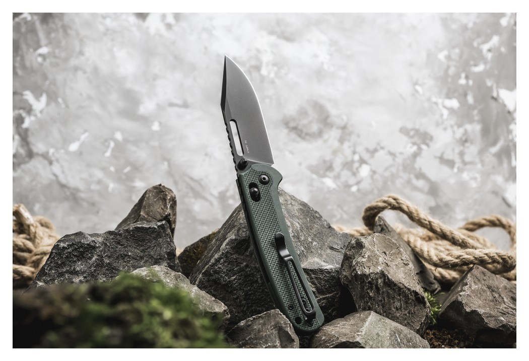 Чем складной Ganzo G768PT-GB сине-зеленый, черный клинок