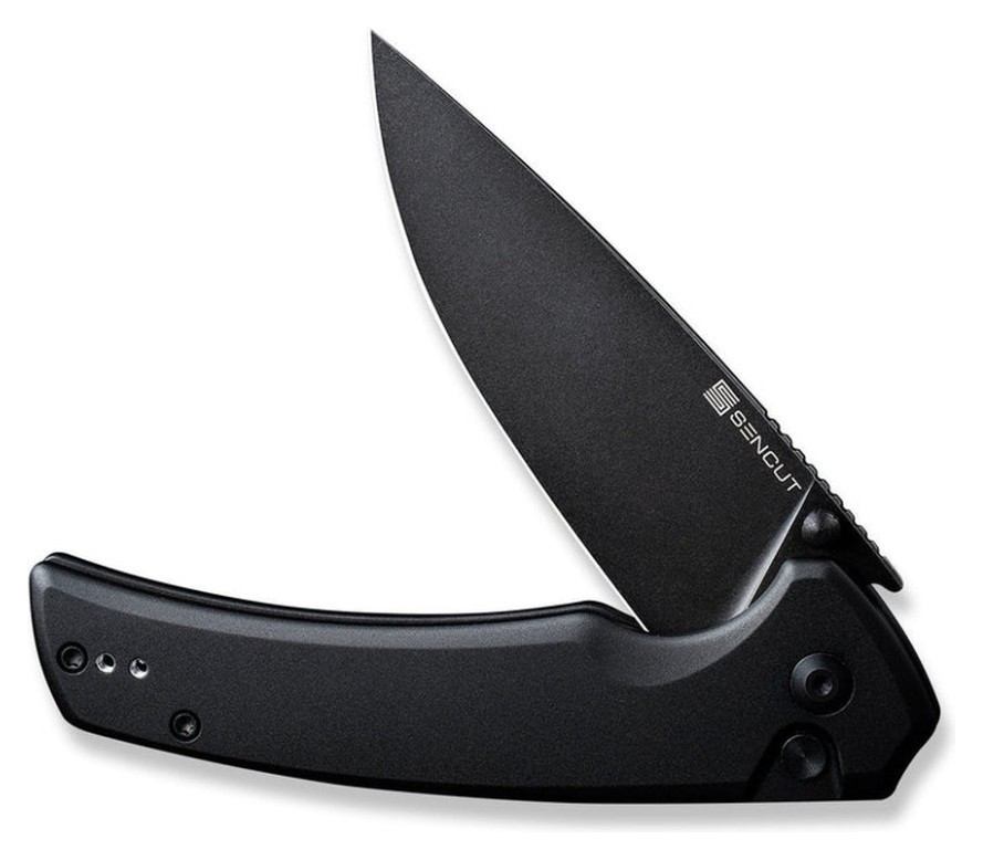 Нож складной туристический Sencut Serene, (8.8 см) D2/Aluminum черный
