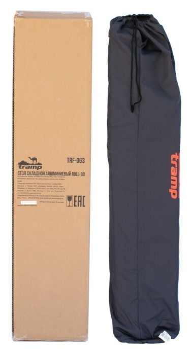 Стол Tramp с алюминиевой столешницей 80x60x70см TRF-063