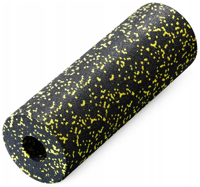Массажный ролик 4FIZJO EPP PRO+ 45 x 14.5 см (валик, роллер) гладкий Black/Yellow (P-5907739310583)