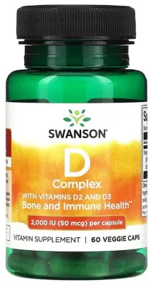 D Complex D2 abd D3 2000iu(50mcg) - 60caps