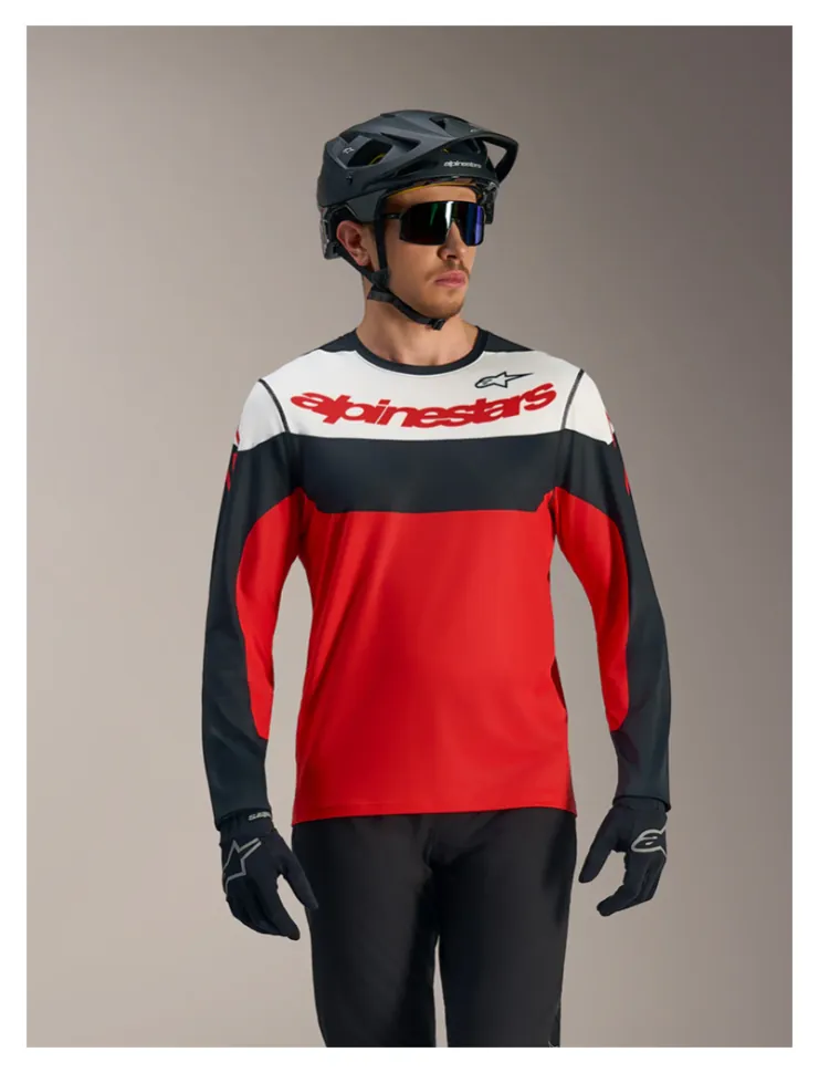 Джерсі Alpinestars A-DURA RACE LS JERSEY RED, XL (SPT_1760726-30-XL)
