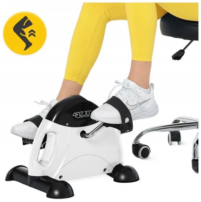 Міні велотренажер 4FIZJO Active 2 в 1 для рук та ніг White/Black (P-5905973406413)