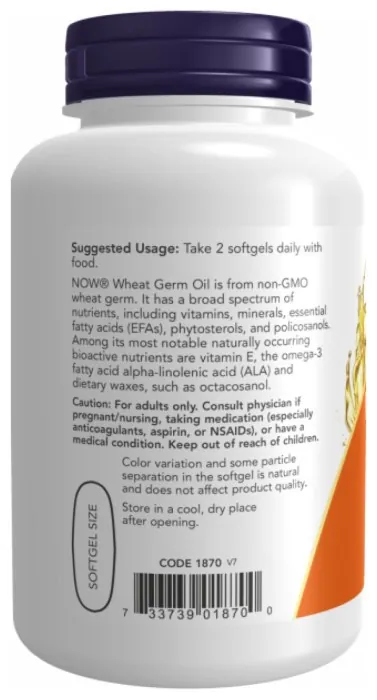 Wheat Germ Oil 1130mg - 100 sgels