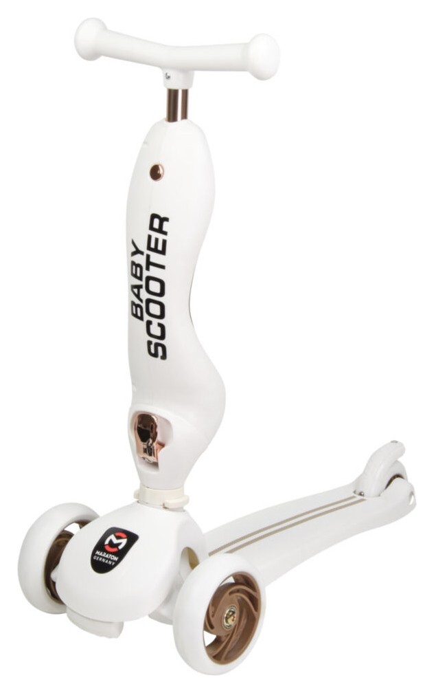 Детский самокат Maraton 4in1 Scoot 02, белый, детский самокат Maraton 4in1 Scoot 02 (Белый)
