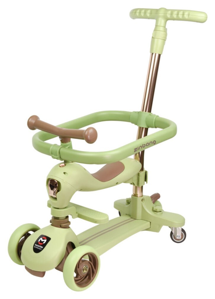 Дитячий самокат Maraton 4in1 Scoot 02, Білий, укр, укр