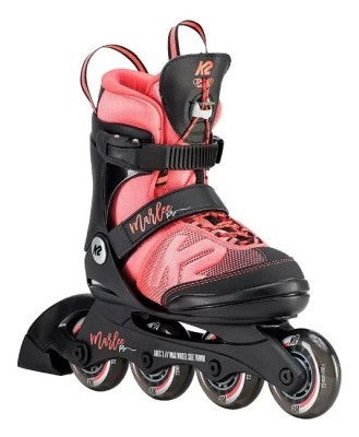 Роликові коньки дитячі K2 MARLEE PRO 32-37 (1.0US) 195-230см Coral/black (30D0222.1.1)