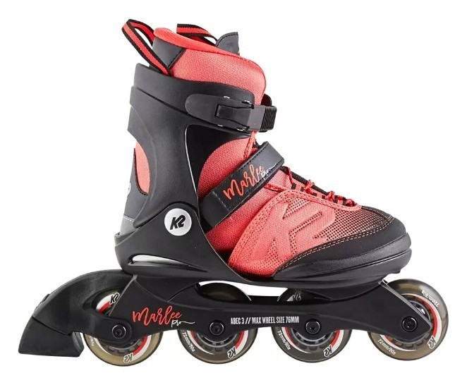 Роликові коньки дитячі K2 MARLEE PRO 32-37 (1.0US) 195-230см Coral/black (30D0222.1.1)