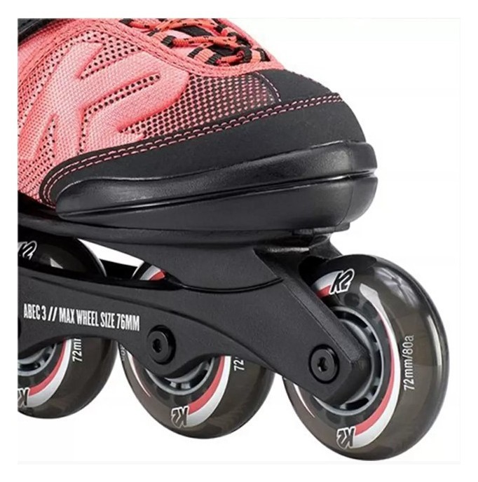 Роликові коньки дитячі K2 MARLEE PRO 32-37 (1.0US) 195-230см Coral/black (30D0222.1.1)