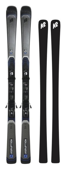 Лежи горные комплект K2 DISRUPTION 76+M2 10 QKCLK 156см Grey/black (10E0009.272.1+10E1013.172.1)