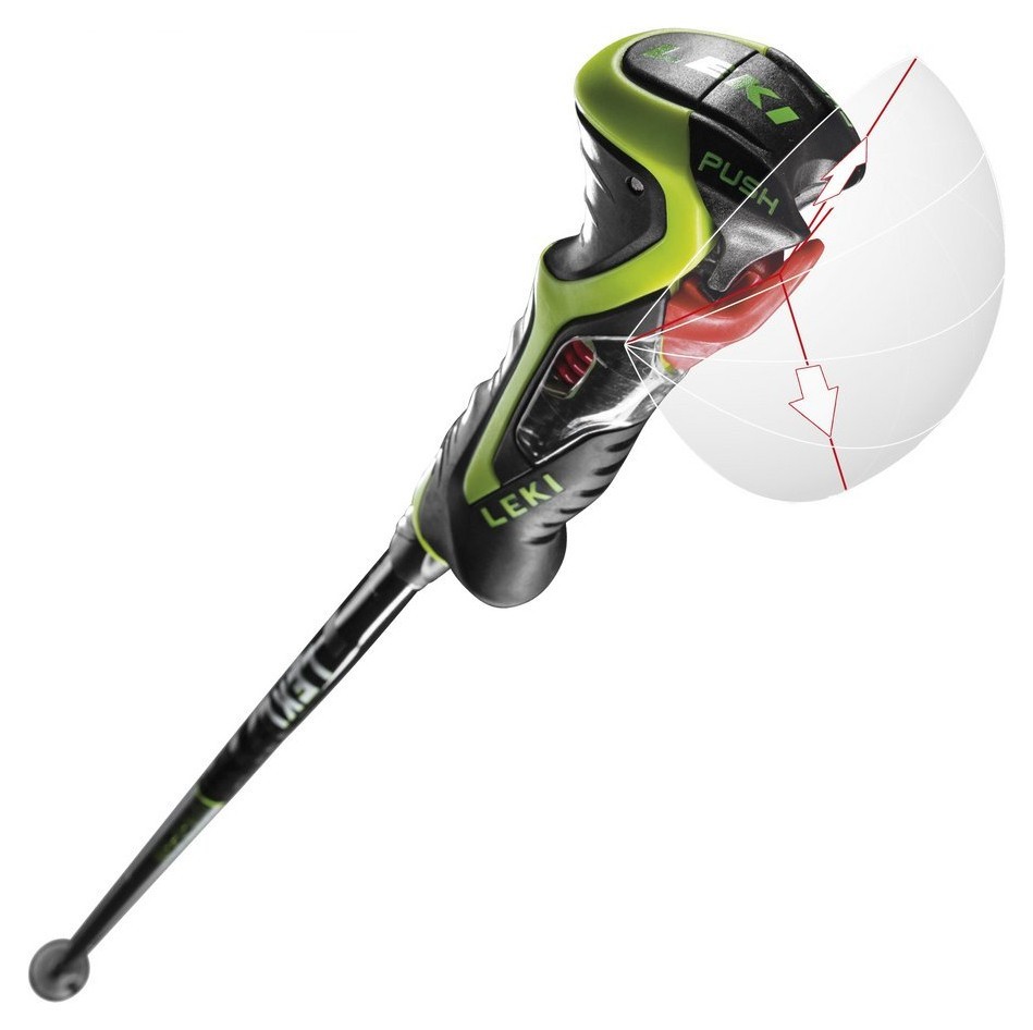 Палки для горных лыж Leki AIRFOIL 3D 115см Black/pale green/white (65067952-WRH)