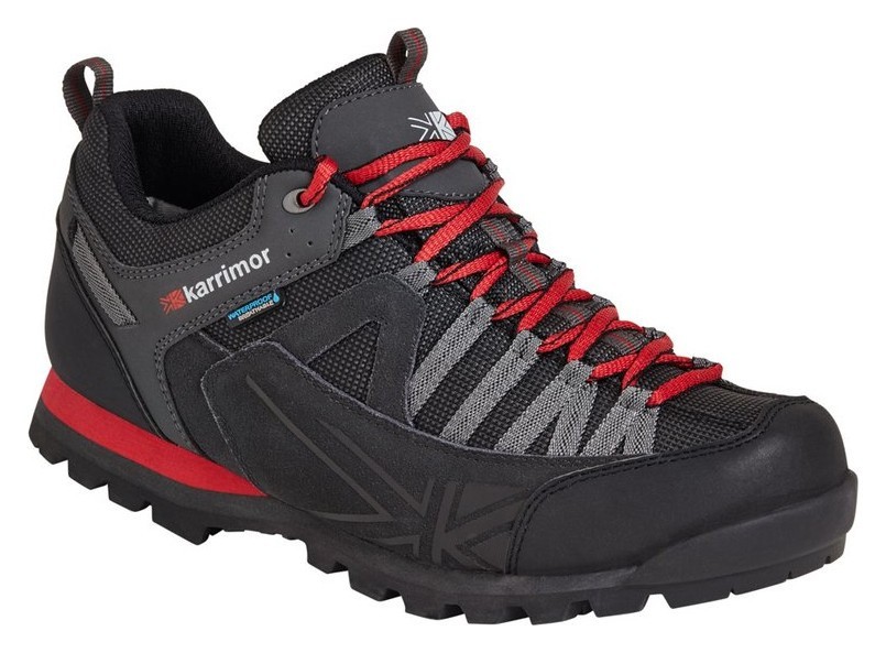 Ботинки трекинговые мужские Karrimor SPIKE LOW 3 WEATHERTITE M 41 (7.0UK) Black/red (K950-BKR)