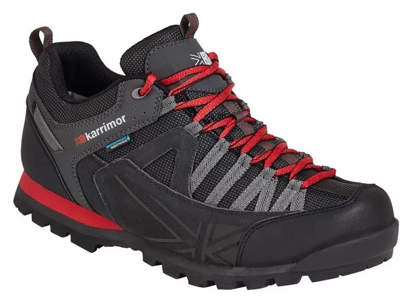 Черевики трекінгові чоловічі Karrimor SPIKE LOW 3 WEATHERTITE M 41 (7.0UK) Black/red (K950-BKR) (8.0UK (42) 265мм black/red)