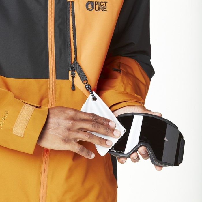 Picture Organic куртка лижна Nitric 2025 black-honey carrot XXL, укр, укр