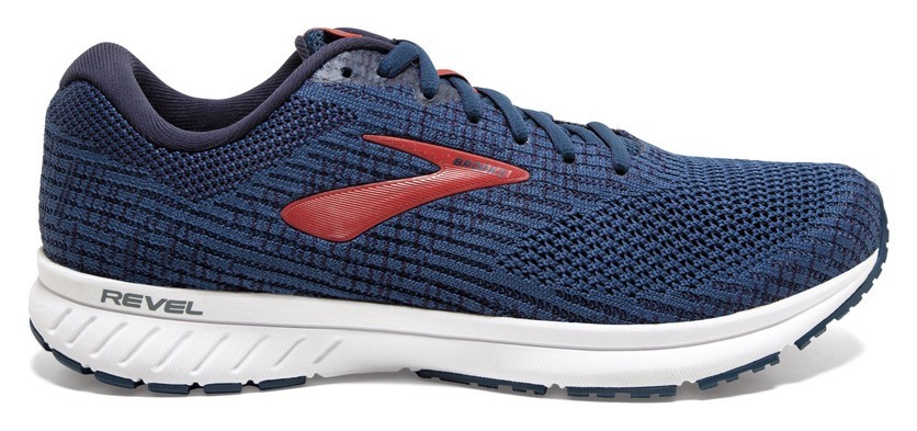 Кроссовки мужские Brooks REVEL 3 M 41 (8.0US) Poseidon/navy/red (1103141D479)