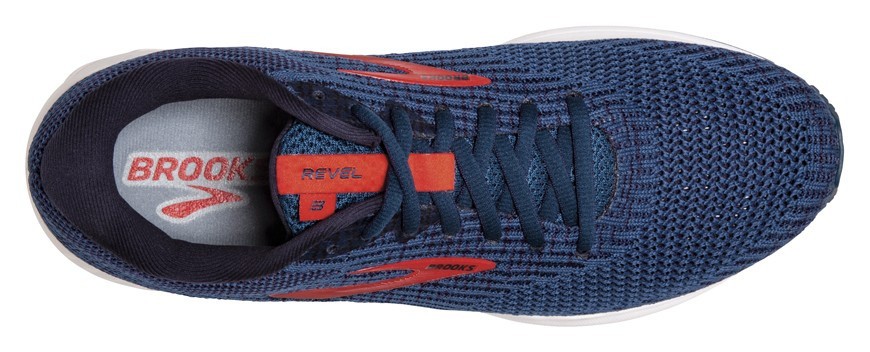 Кроссовки мужские Brooks REVEL 3 M 41 (8.0US) Poseidon/navy/red (1103141D479)