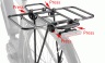Багажник для велосипеда Cycledesign WIDE CARRY Black (CR0012) Фото - 2