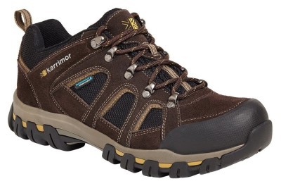 Ботинки трекинговые мужские Karrimor BODMIN LOW 4 WEATHERTITE M 44 (10.0UK) Dark brown (K750-DKB)