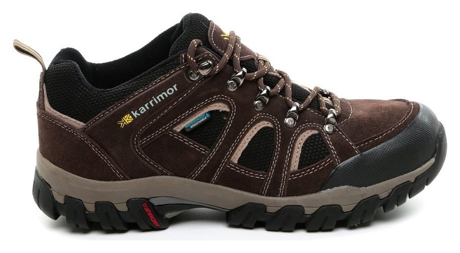 Ботинки трекинговые мужские Karrimor BODMIN LOW 4 WEATHERTITE M 44 (10.0UK) Dark brown (K750-DKB)