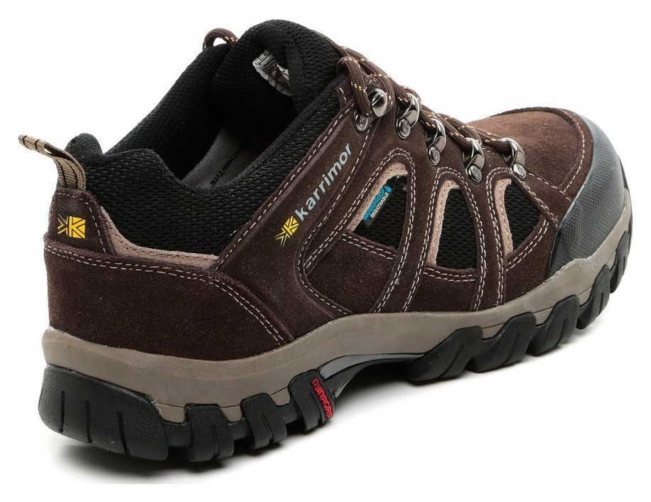 Ботинки трекинговые мужские Karrimor BODMIN LOW 4 WEATHERTITE M 44 (10.0UK) Dark brown (K750-DKB)