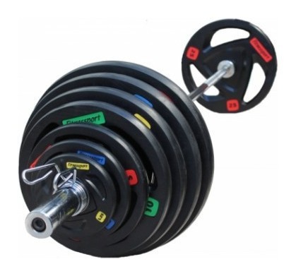 Диск резиновый Fitnessport 50 мм. 2,5-25 кг