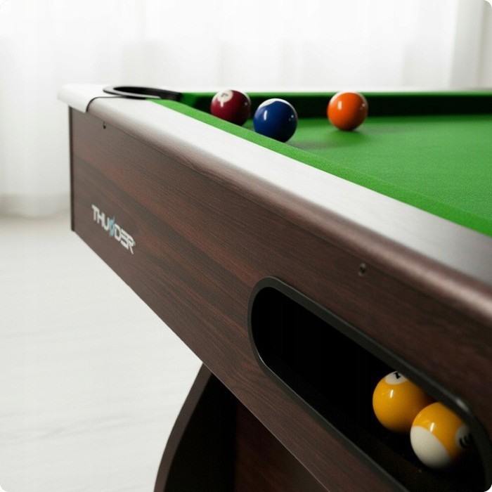 Бильярдный стол THUNDER BOLD-BROWN 9FT, 274 х 142 х 81 см