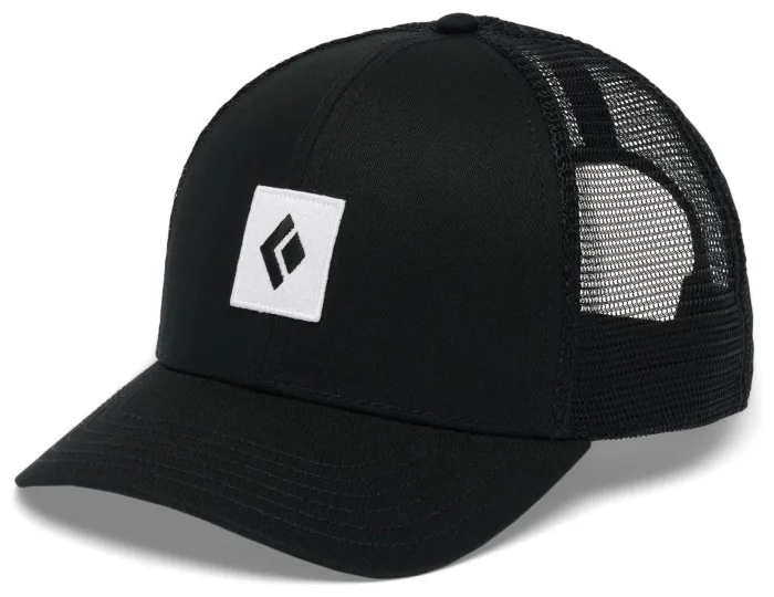 Кепка Black Diamond BD Trucker Hat, One Size, Black/Black/White Icon Patch
