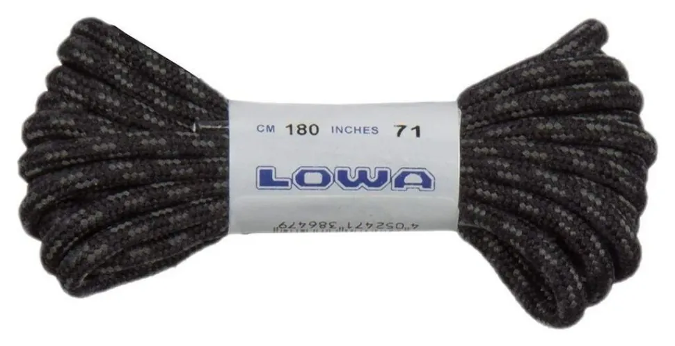Шнурки LOWA Trekking 180 cm black-grey dotted (830581-0999)