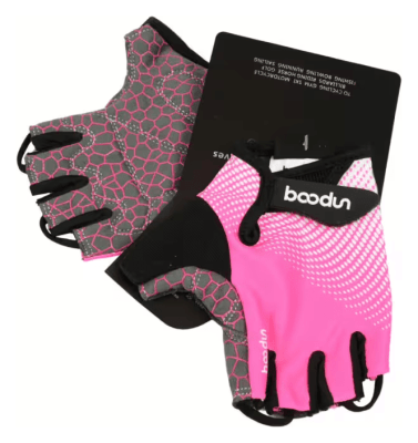 Рукавички велосипедні BEcool BC-1096 рожевий S AM (брендоване пакування)