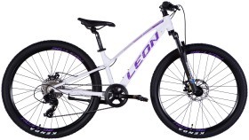 Велосипед AL 26" Leon SUPER JUNIOR DD CS рама-13" белый с сиреневым 2025