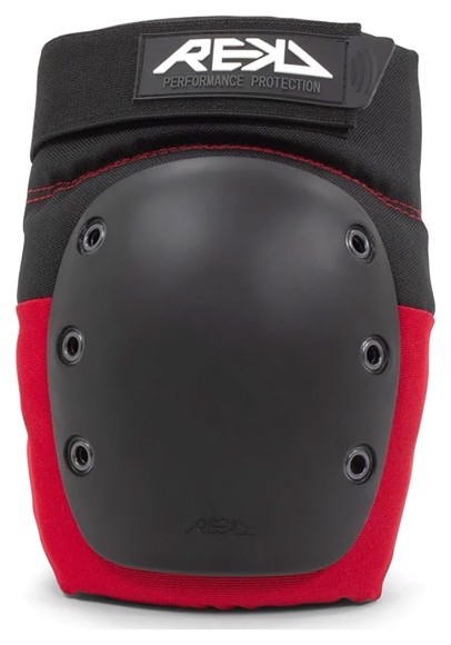 Захист коліна REKD Ramp Knee Pads black-red, укр