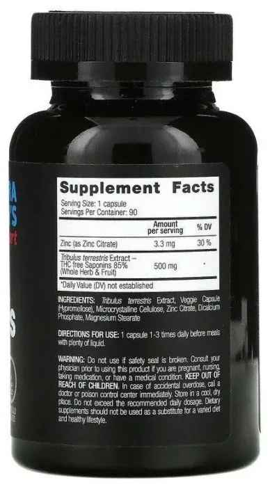 Tribulus Terrestris - 90 caps