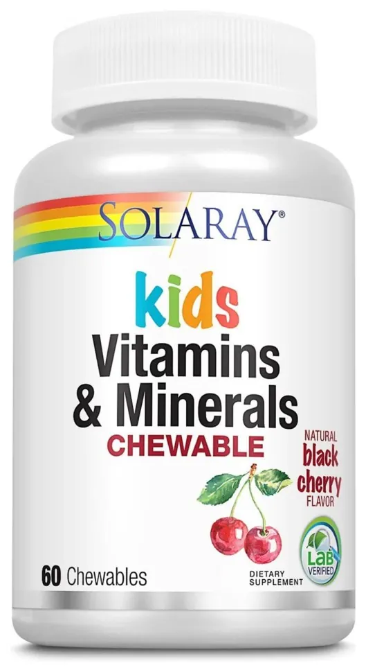 Kids Vitamins & Minerals - 60 chewables Black Cherry