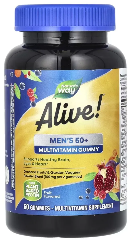 Men's 50+ Multivitamin - 60 gummies