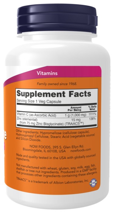 C-1000 Zinc Immune - 180 vcaps