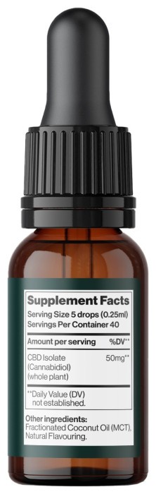 CBD Oil Isolate 2000 mg Strawberry - 10 ml