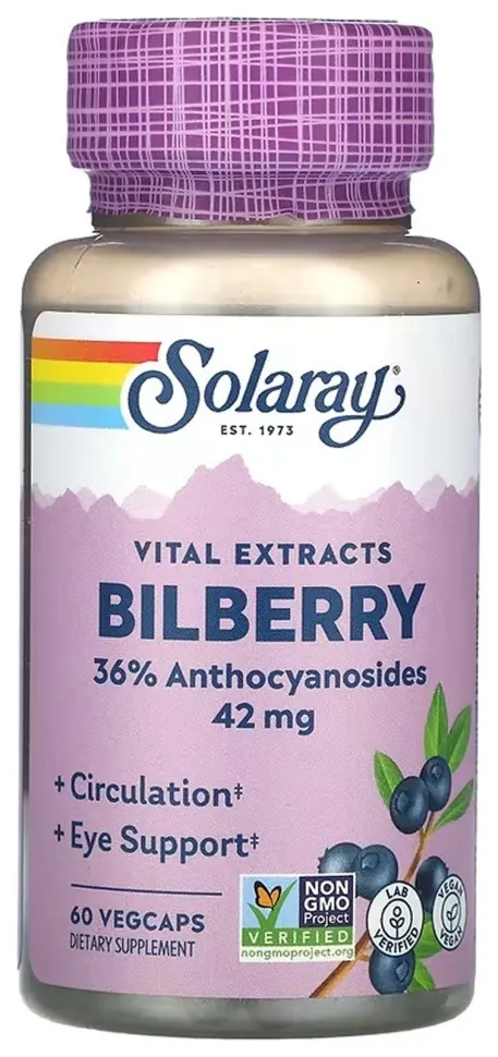Bilberry Berry Extract 42mg - 60 vcaps (DSN_2023-10-6969)