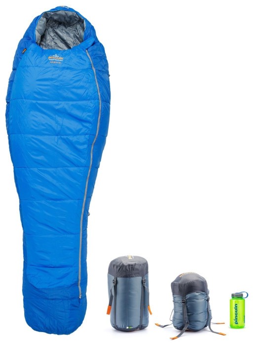 Спальный мешок Pinguin Mistral PFM (3/-3°C), 185 см - Left Zip, Blue