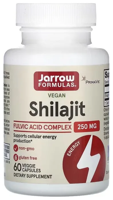 Vegan Shilajit Fulvic Acid Complex 250mg - 60 vcaps (Затерта дата)