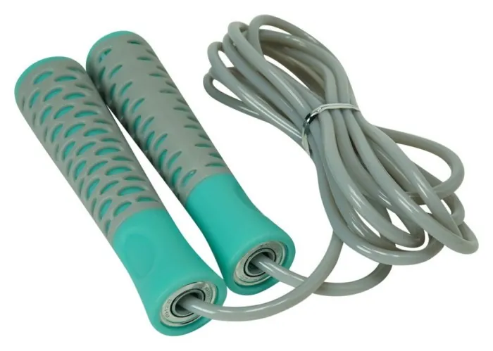 Скакалка PowerPlay 4206 Jump Rope PRO+ Сіро-м'ятна (2,75m.)