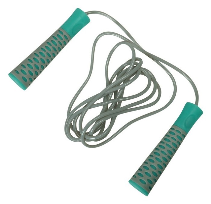 Скакалка PowerPlay 4206 Jump Rope PRO+ Сіро-м'ятна (2,75m.)