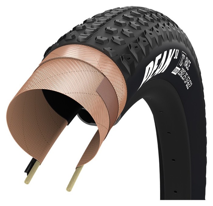 Покрышка 29x2.4 (61-622) GoodYear Peak SL Race Tubeless Complete Folding Black, 120tpi