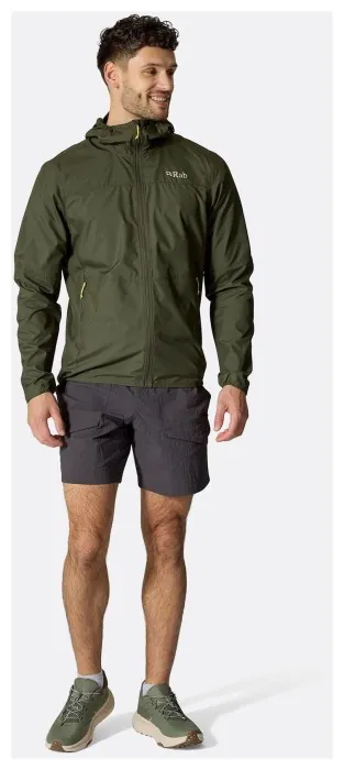 Вітровка чоловіча Rab Windgather Hoody, Army