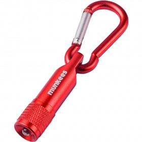 Брелок-фонарик Munkees 1076 LED with Carabiner red