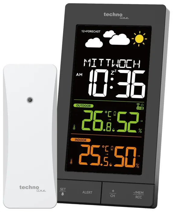 Метеостанция Technoline WS6458 Black (WS6458)