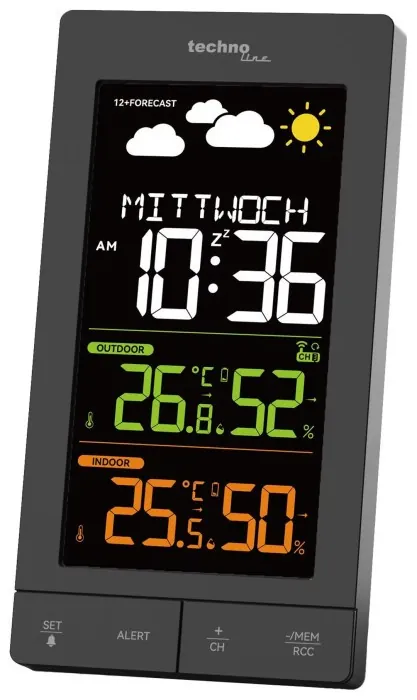 Метеостанция Technoline WS6458 Black (WS6458)
