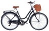 Велосипед AL 28" Dorozhnik CORAL FRW Vbr рама- " с багажником задн St с корзиной Pl с крылом St 2024 (темно-синій), укр